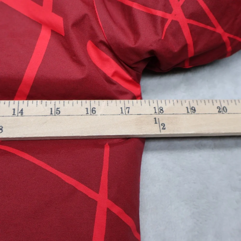 Columbia Jacket‎ Boys Medium 10/12 Red Geometric Lightning Lift Insulated Puffer